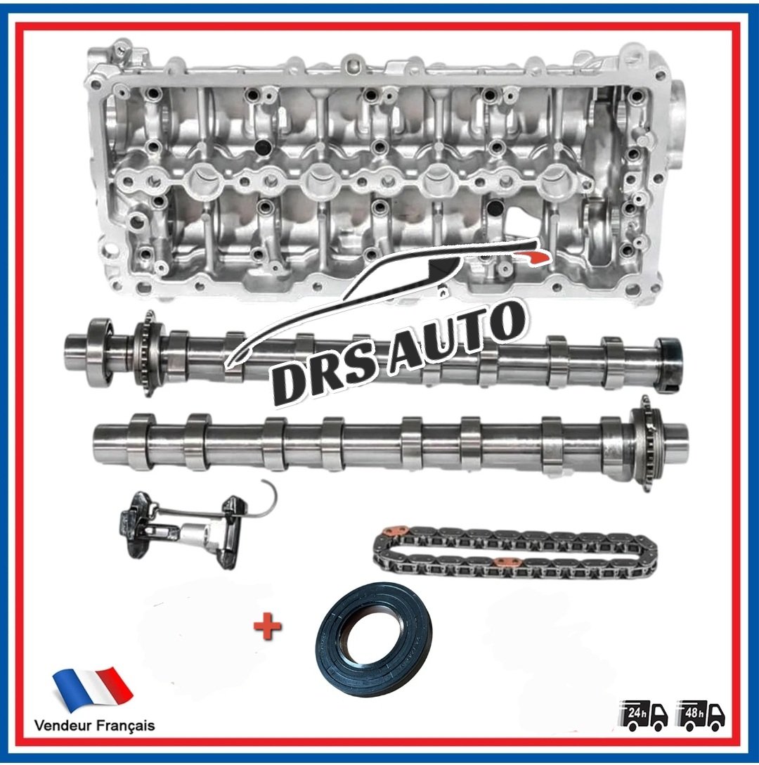 Kit Fiabilisation CHAINE 8MM 1.5 HDI 100 120 130cv / TDCI DV5 – Arbre à cames + chaîne de distribution + demi-culasse + tendeur - Peugeot Citroen Ford Opel Toyota - DV5R DV5RD