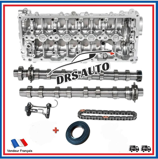 Kit Fiabilisation CHAINE 8MM 1.5 HDI 100 120 130cv / TDCI DV5 – Arbre à cames + chaîne de distribution + demi-culasse + tendeur - Peugeot Citroen Ford Opel Toyota - DV5R DV5RD