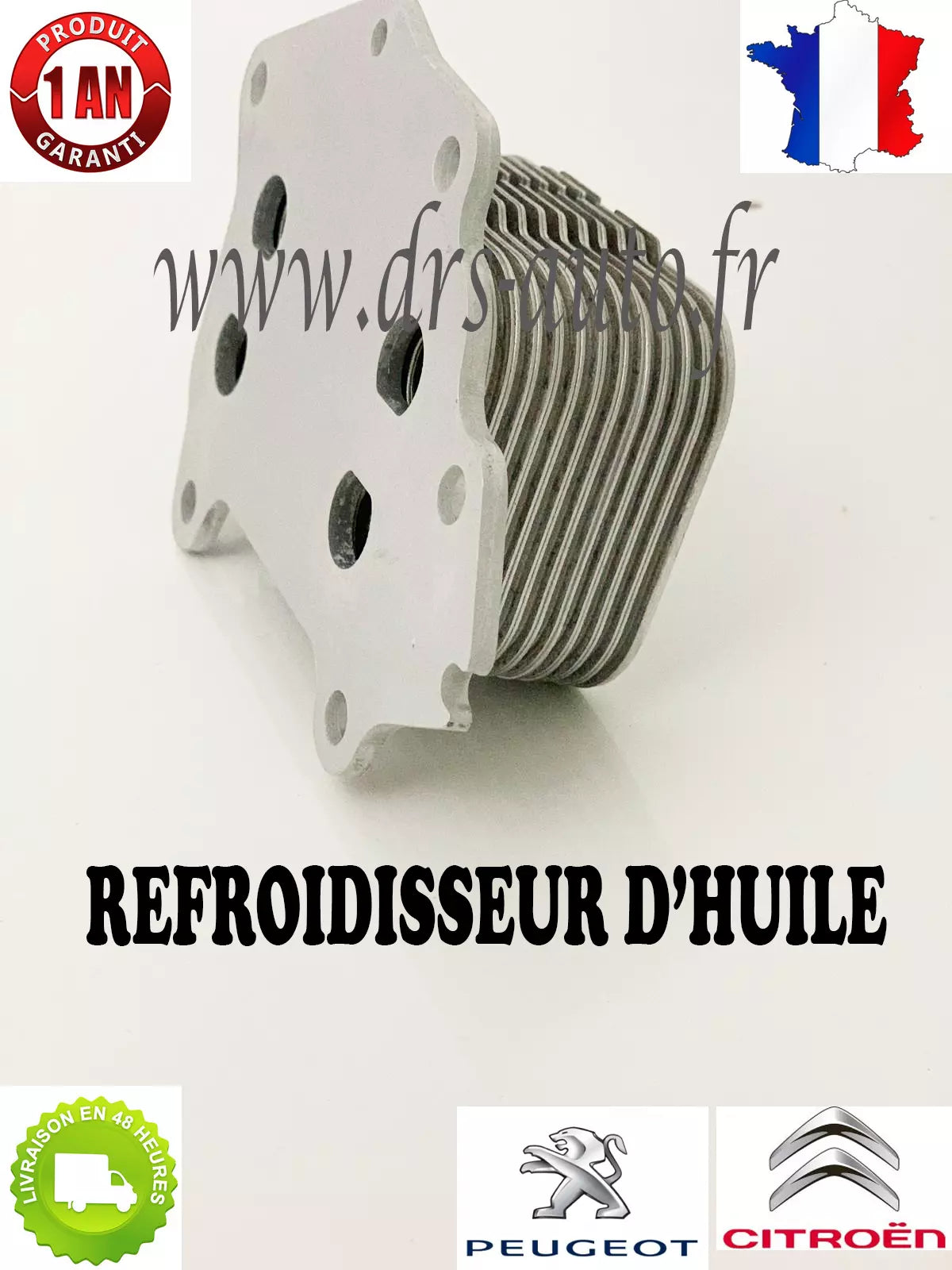 Radiateur d'huile pour Citroën Peugeot 1.4 1.6 HDi / 1103K2