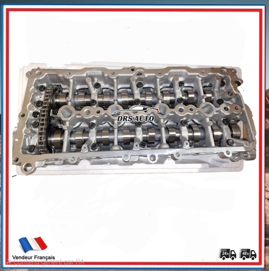 Kit Fiabilisation CHAINE 8MM 1.5 HDI 100 120 130cv / TDCI DV5 – Arbre à cames + chaîne de distribution + demi-culasse + tendeur – Peugeot Citroen Ford Opel Toyota – DV5R DV5RD ASSEMBLÉ